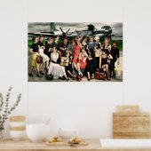 2009 Atomic Bombshellsチームの写真 ポスター (キッチン)