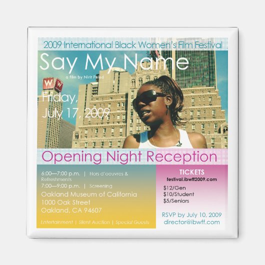 2009 IBWFF記念磁石 マグネット (正面)