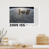 2009 International Space Station Calendar ポスター (キッチン)