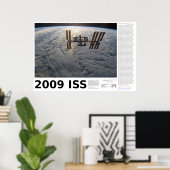 2009 International Space Station Calendar ポスター (ホームオフィス)
