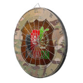 [200]アフガニスタン：COA、国旗と地図 ダーツボード (正面右)