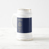 [200]アメリカのパスポート表紙 ビールジョッキ (正面左)
