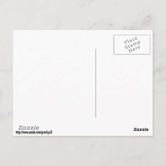 200.カバと鳥 ポストカード (裏面)