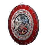 [200]ケルトの宝物 – 銀の3匹の犬 ダーツボード (正面右)