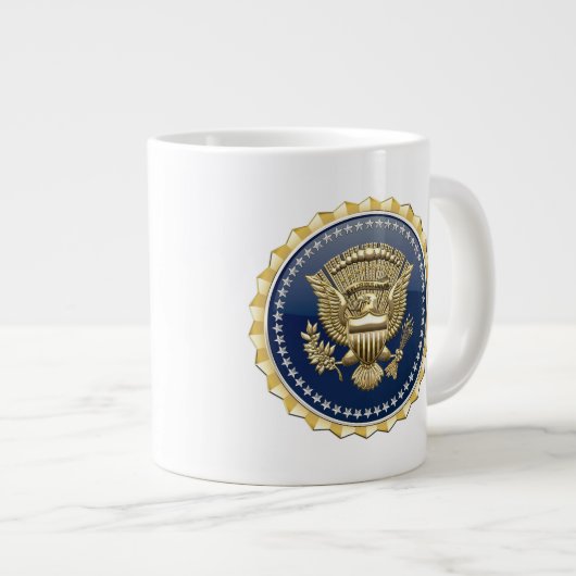 [200]サービ大統領のスバッジ[PSB] ジャンボコーヒーマグカップ (正面右)