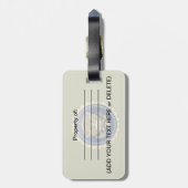 [200]サービ大統領のスバッジ[PSB] ラゲッジタグ (裏面縦)