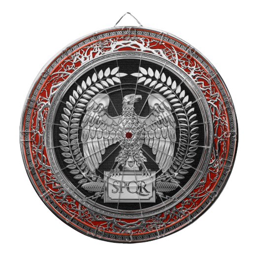 [200]シルバーローマンインペリアルイーグル ダーツボード (正面)