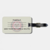 【200】スコティッシュ・ライト・ダブルヘッド・イーグル ラゲッジタグ (裏面横)