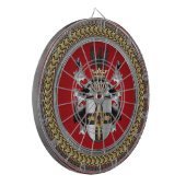 [200]チュートン順序の紋章付き外衣 ダーツボード (正面左)