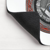 [200]マスターメイソン – シルバースクエア&コンパスズ マウスパッド (コーナー)