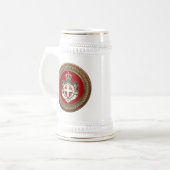[200]マルタの順序 – SMOM Coat of Arms ビールジョッキ (正面左)