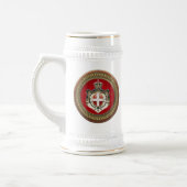 [200]マルタの順序 – SMOM Coat of Arms ビールジョッキ (左)