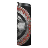 [200]古代ケルト聖銀ノットクロス タンブラー (回転右)