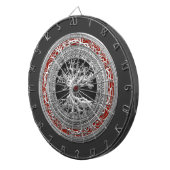 [200]埋蔵物: [銀]ケルト族の生命の樹 ダーツボード (正面右)