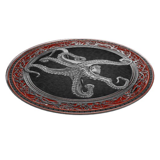 【200】守備姿勢の聖銀蛸 カッティングボード (角)