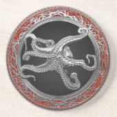 【200】守備姿勢の聖銀蛸 コースター (正面)