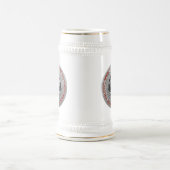 [200]宝のトローブ：人生のケルトの木[銀] ビールジョッキ (中央)