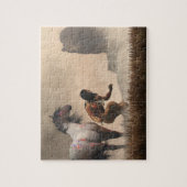 200.戦士と熊 ジグソーパズル (縦)