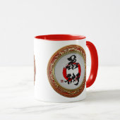 [200]日本の書道 – 柔術 マグカップ (正面右)