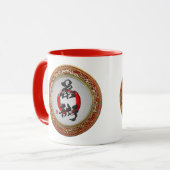 [200]日本の書道 – 柔術 マグカップ (正面左)