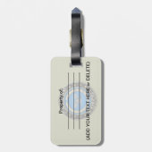 [200]沿岸警備隊：キャプテン(CAPT) ラゲッジタグ (裏面縦)