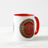 [200]生命の樹との2金ゴールドNinurtas マグカップ (正面右)