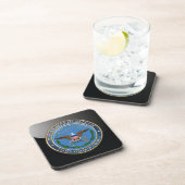 [200]米国国防総省(DOD)エンブレム[3D] コースター (右側)