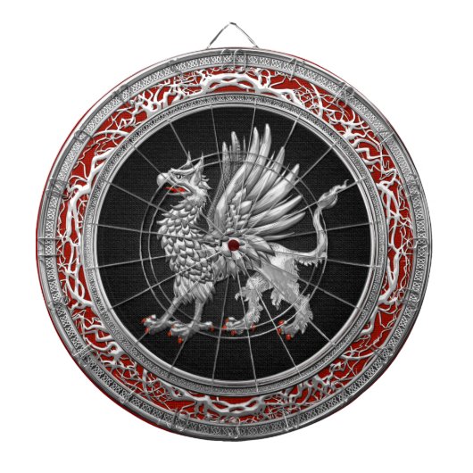 [200]聖銀グリフィン ダーツボード (正面)