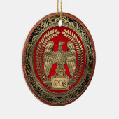 [200]金ゴールドローマンインペリアルイーグル セラミックオーナメント (右)