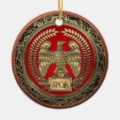 [200]金ゴールドローマンインペリアルイーグル セラミックオーナメント (正面)