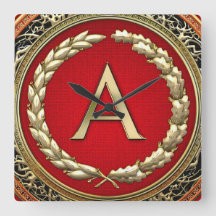 [200] "A"金ゴールドヴィンテージモノグラム