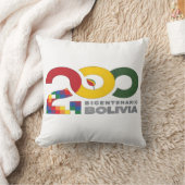 200 años bicentenario de Bolivia クッション (ブランケット)