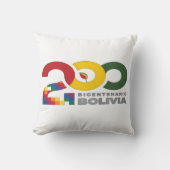 200 años bicentenario de Bolivia クッション (正面)