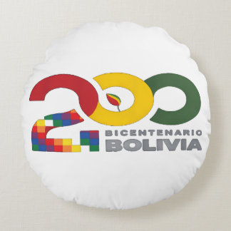 200 años bicentenario de Bolivia ラウンドクッション