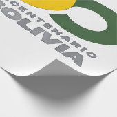 200 años bicentenario de Bolivia ラッピングペーパー (角)