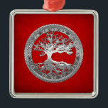 [200] Celtic Tree of Life [Silver] メタルオーナメント<br><div class="desc">Introducing “Sacred Symbols” Collection by C.7 Design Studio. Here you will find customizable products, featuring Celtic Tree of Life - an ancient symbol illustrating the idea that all life on earth is related. The tree of knowledge, connecting heaven and the underworld, and the tree of life, connecting all forms of...</div>