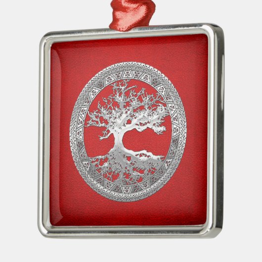 [200] Celtic Tree of Life [Silver] メタルオーナメント (左)