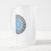 [200] CG：最高保証責任者4 (CWO4) フロストグラスビールジョッキ (正面左)