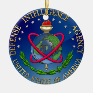 [200] DIA (Defense Intelligence Agency)シール セラミックオーナメント