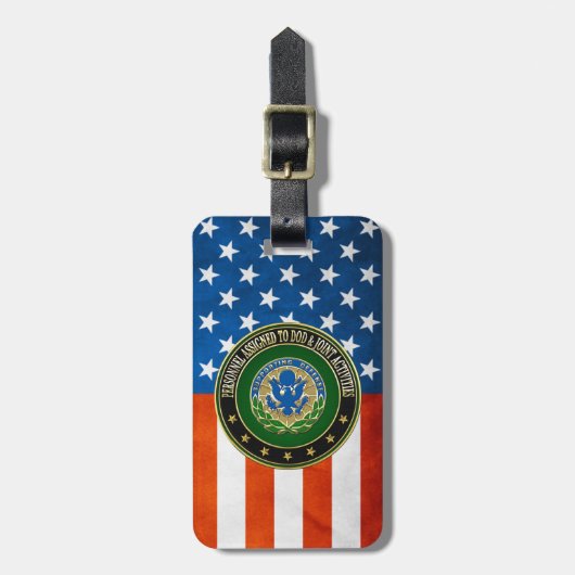 [200] DOD & Joint Activities DUI Special Edition ラゲッジタグ (正面縦)