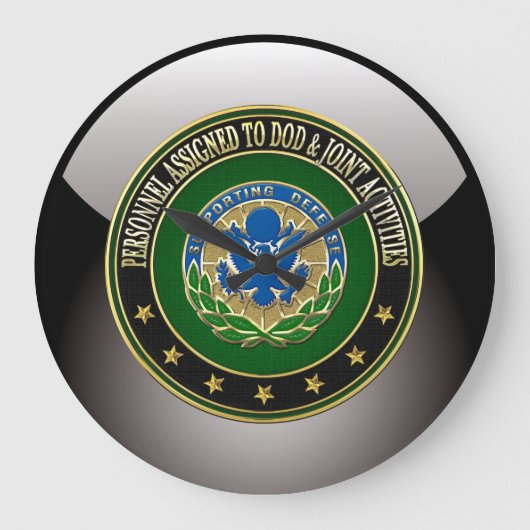 [200] DOD & Joint Activities DUI Special Edition ラージ壁時計 (正面)