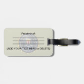 [200] FBIの特集号 ラゲッジタグ (裏面横)