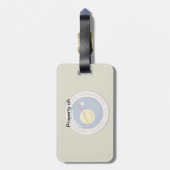 [200] NASAエンブレム[3D] ラゲッジタグ (裏面縦)