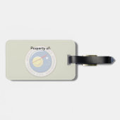 [200] NASAエンブレム[3D] ラゲッジタグ (裏面横)