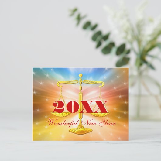 201倍の素晴らしい新年 |法律事務所 シーズンポストカード (スタンド正面)