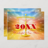 201倍の素晴らしい新年 |法律事務所 シーズンポストカード (正面/裏面)