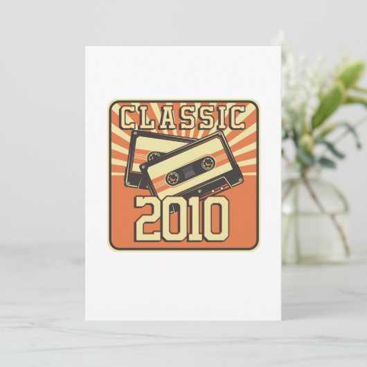 201誕生日第10期少年少女生まれ贈り物 招待状 (スタンド正面)