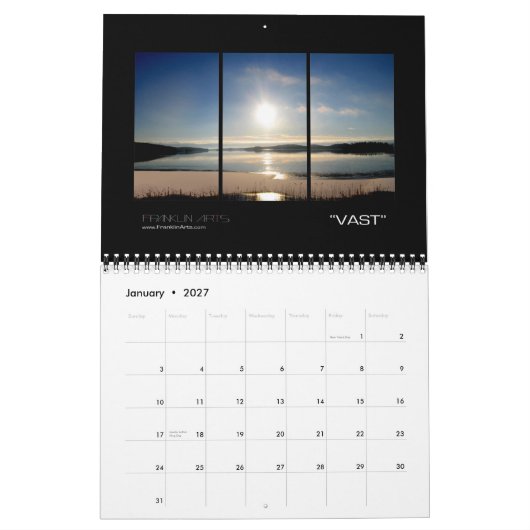 2010の景色及び日没 カレンダー (1月 2027)