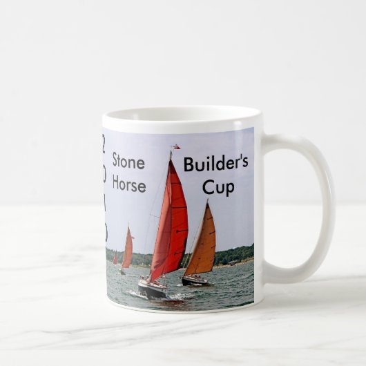 2010の石造りの馬の建築者のコップ コーヒーマグカップ (右)