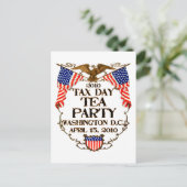 2010の税日のお茶会 インビテーションポストカード (スタンド正面)